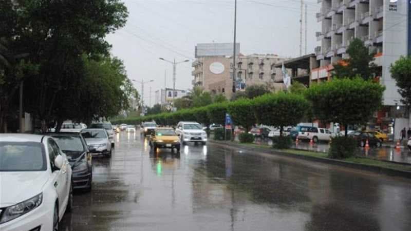 طقس العراق.. استمرار هطول الأمطار حتى يوم الجمعة