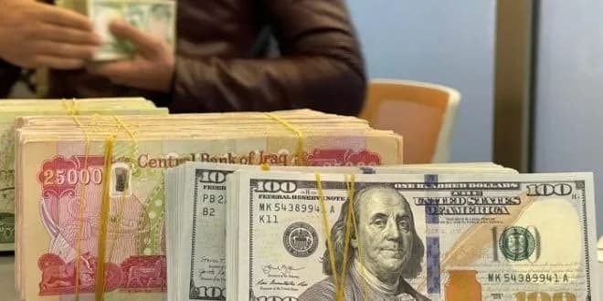 أسعار صرف الدولار في العراق تسجل قفزة وتتخطى 156 ألف دينار