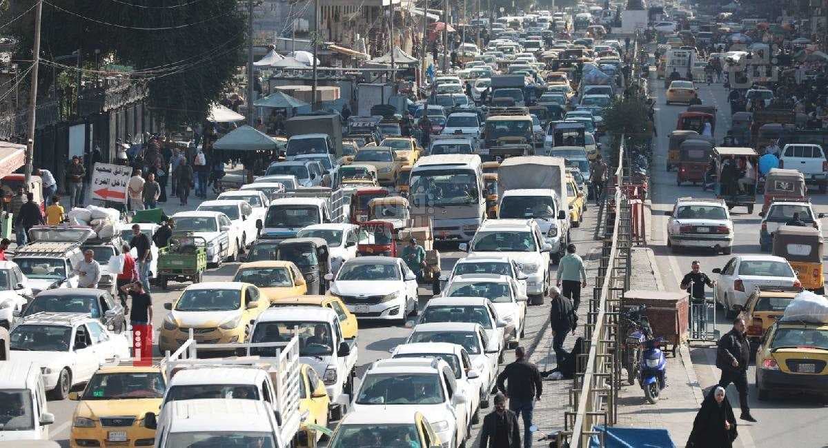 الموقف المروري.. تعرف على المناطق المزدحمة في بغداد
