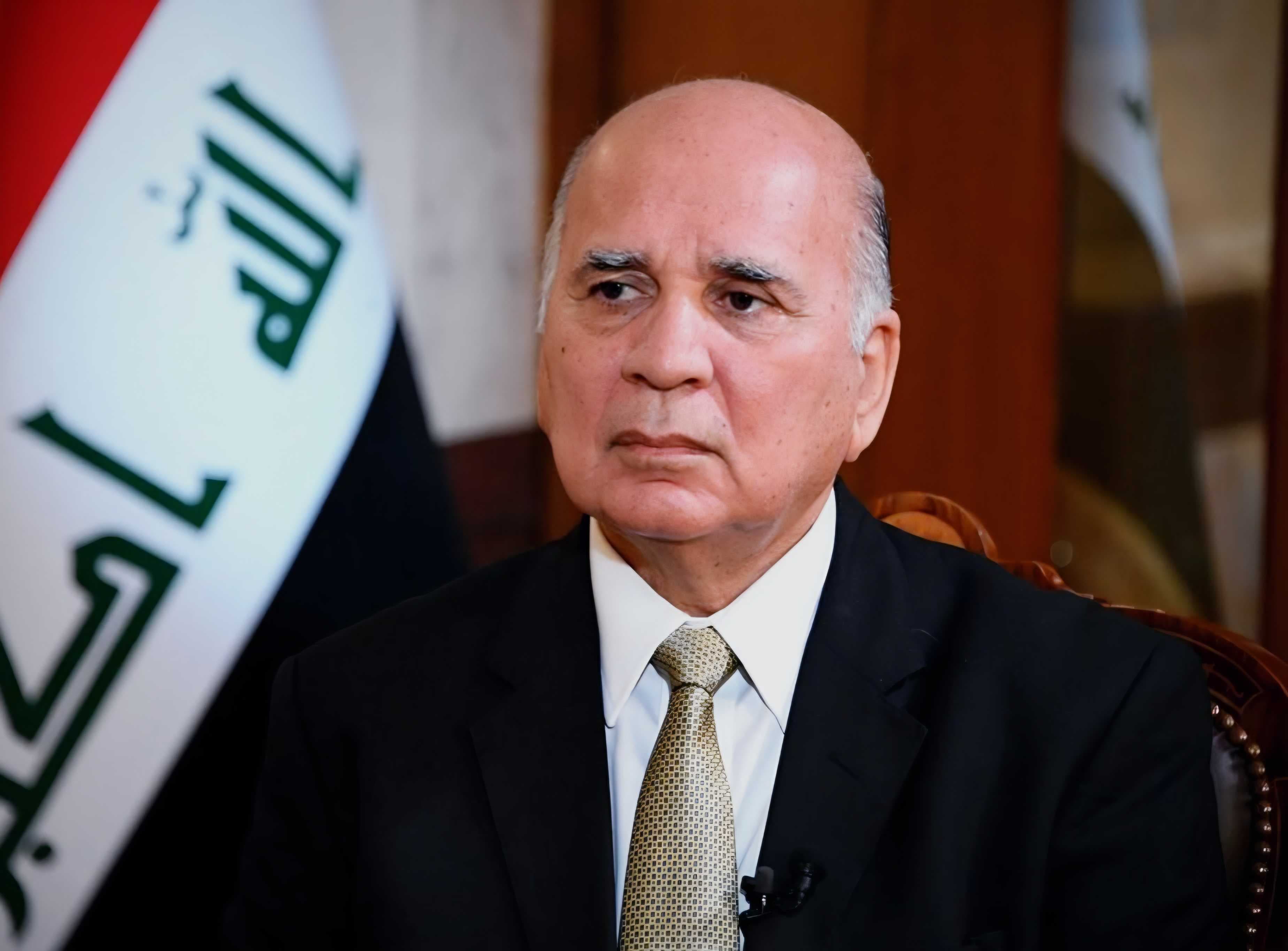 وزير الخارجية فؤاد حسين يتوجه غداً إلى طهران للقاء نظيره الايراني