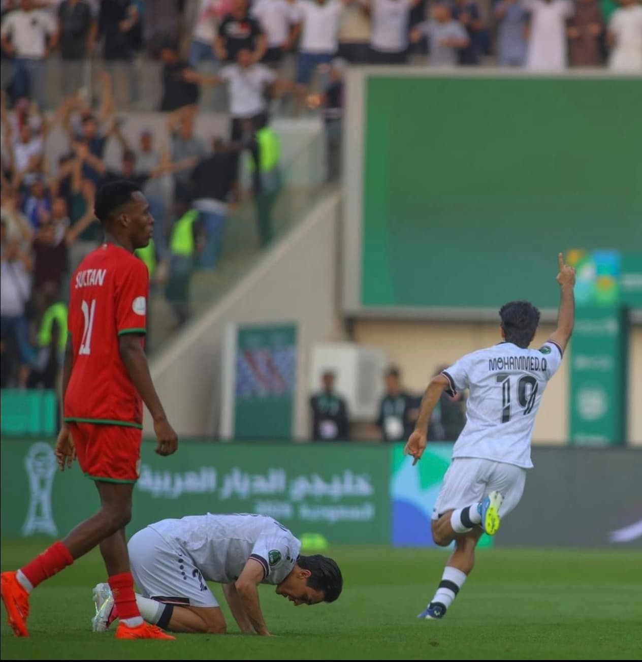 التعادل الايجابي ينهي لقاء منتخبنا الوطني بالمنتخب العماني في افتتاح خليجي 27