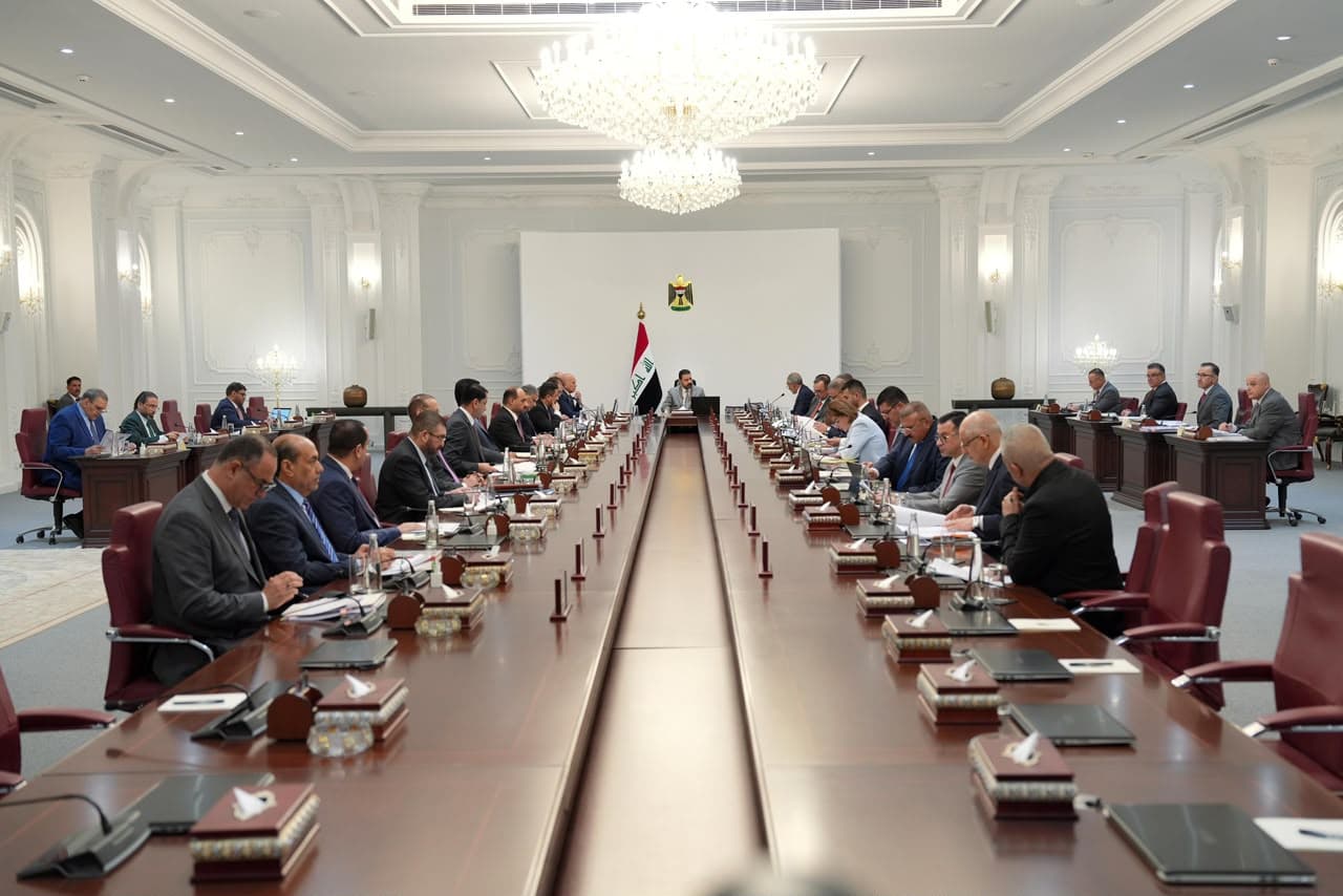 مجلس الوزراء يعقد جلسته الاعتيادية برئاسة رئيس مجلس الوزراء علي الزيدي
